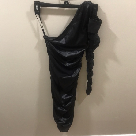 Eric Daman by Charlotte Russe One Sleeve Dress Xs - Picture 2 of 8